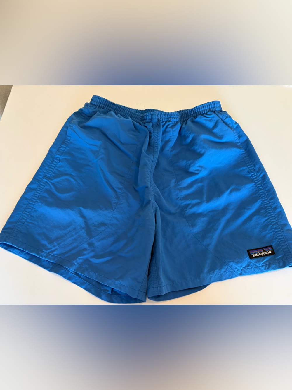 Patagonia 5” brief net lined swim trunks blue size small‎
